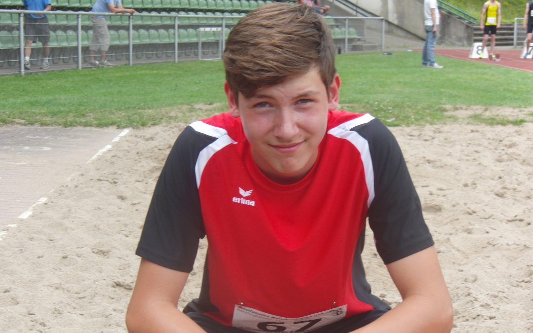 Justin Brand vom SuS Enniger startet bei den Deutschen Jugendmeisterschaften U18